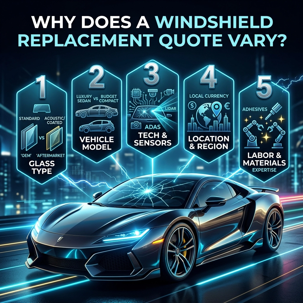 Why Does a Windshield Replacement Quote Vary? 5 Factors That Drive the Price why do quotes vary