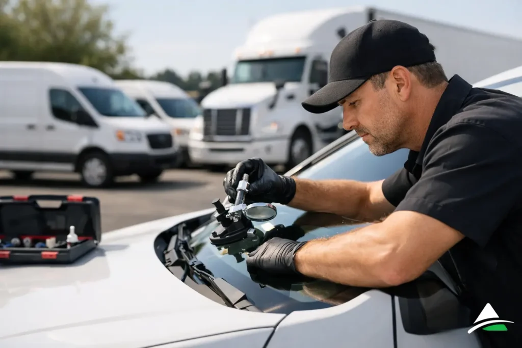 Fleet Windshield Repair Service That Saves Time