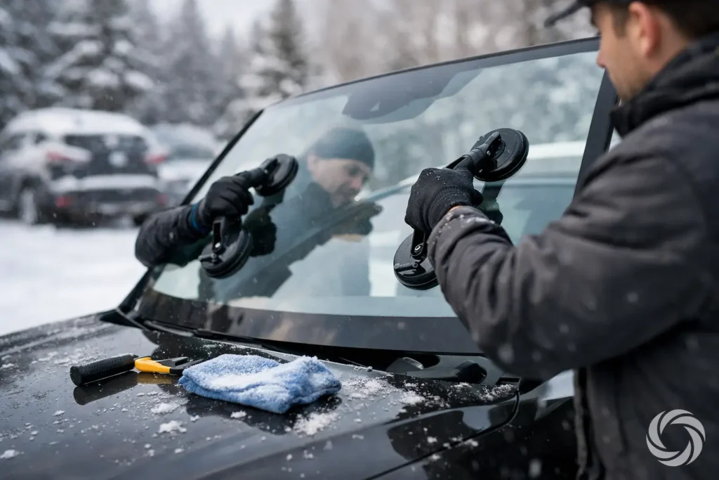 windshield replacement in cold weather