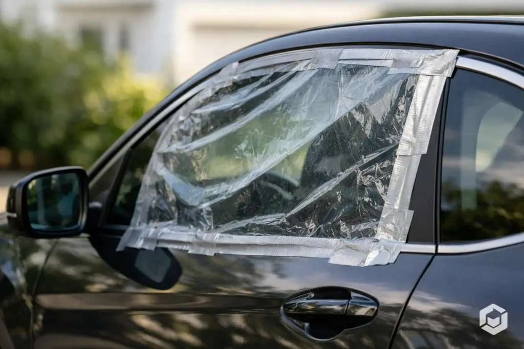 Broken Car Window Temporary Fix That Works Broken Car Window Temporary Fix That Works