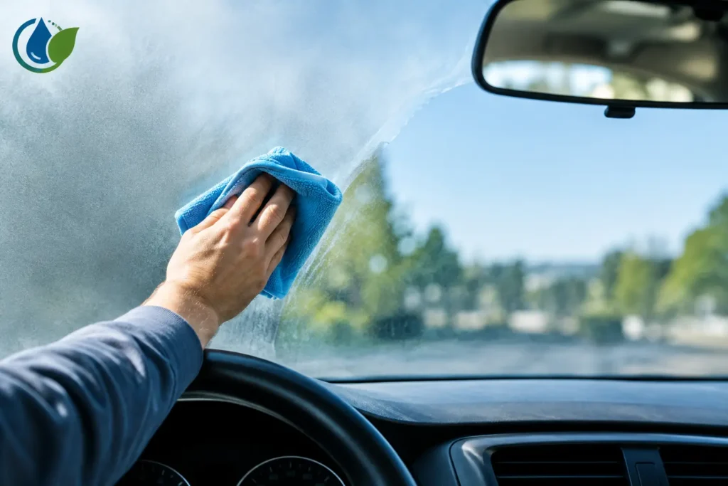 How to Remove Windshield Haze From Glass